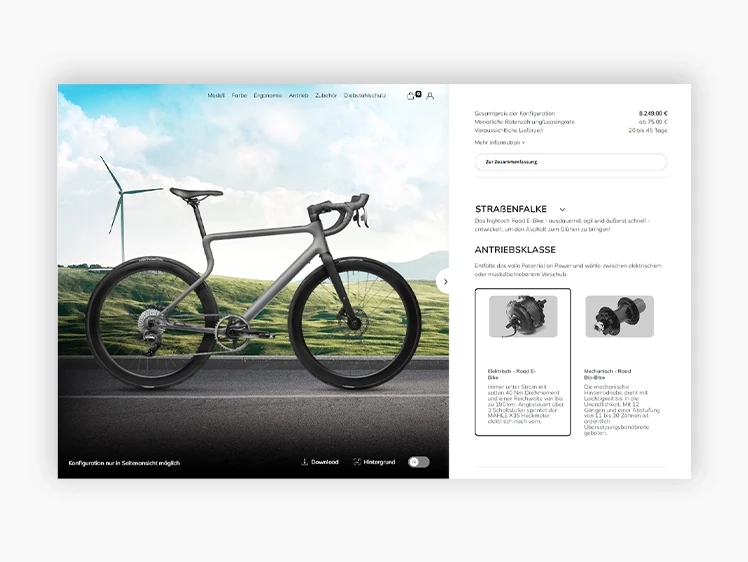 Bicycle Manufacturer with Odoo Ecommerce