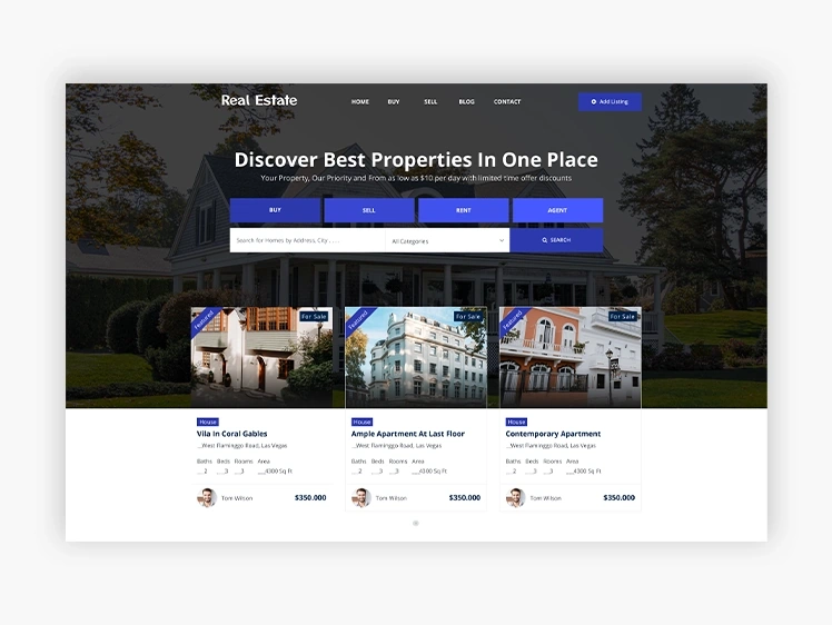 Multiple Listing Service and Vendor Management Solutions for the US-based Real Estate Agency