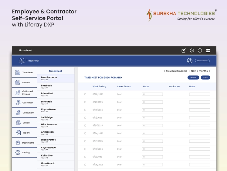 Employee and Contractor Self-Service Portal with Liferay DXP