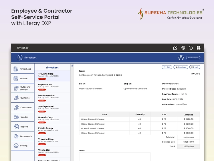 Employee and Contractor Self-Service Portal with Liferay DXP