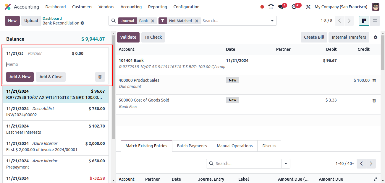 Bank-Reconciliation