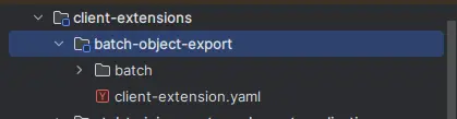 batch type client extension in liferay