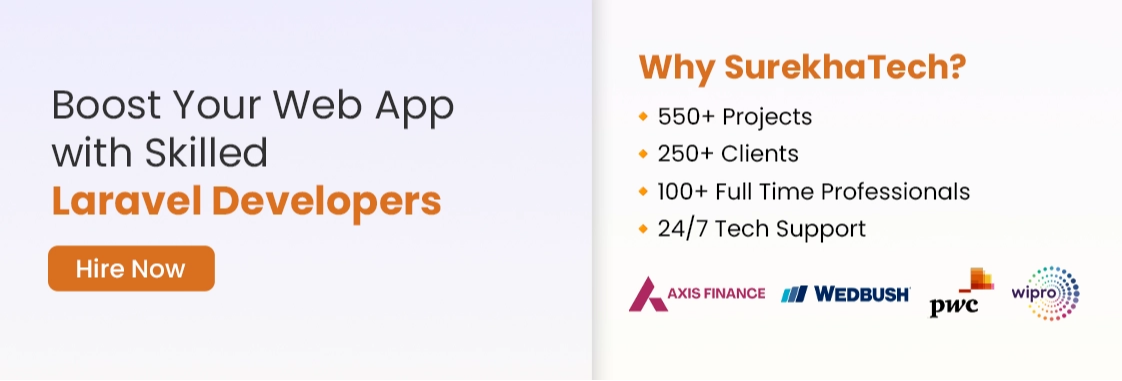 Hire laravel developer from surekhatech