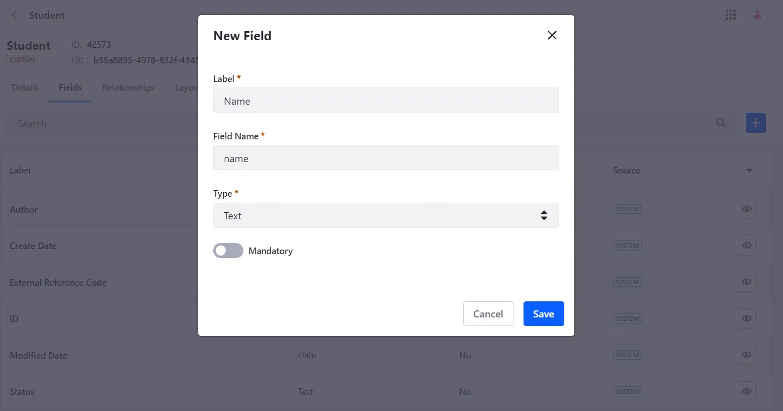 Create Pipeline objects in liferay