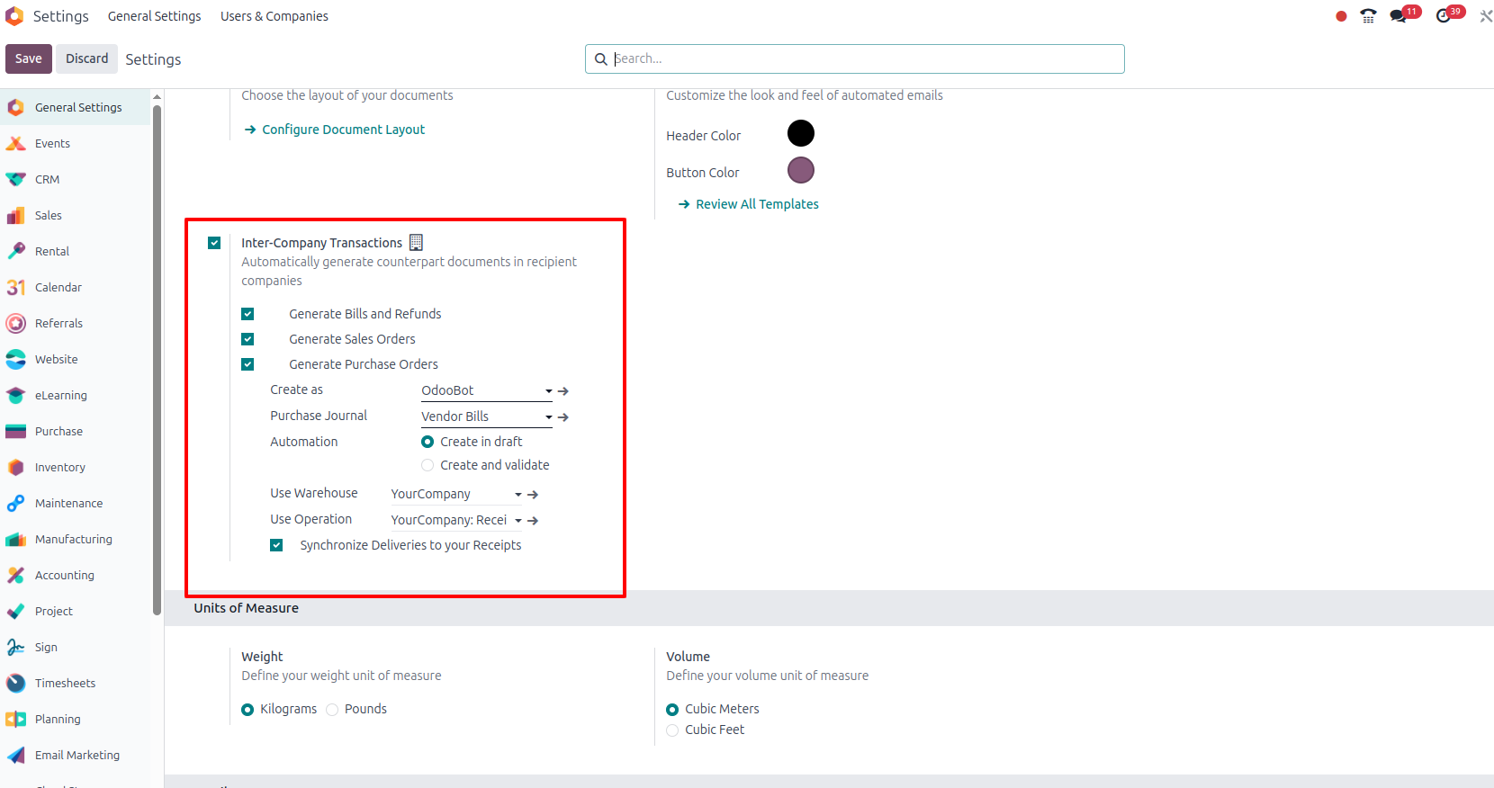 Odoo Multi-Company Setup