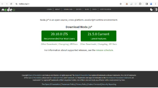 Download Node.js