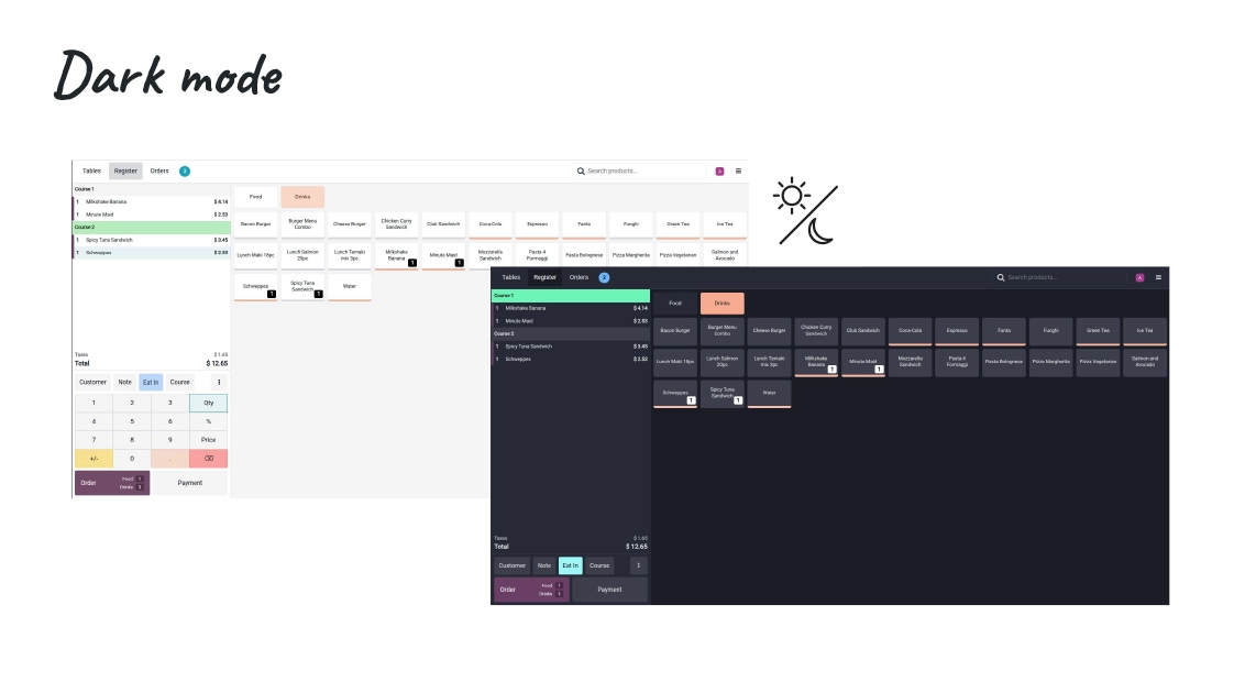 Dark mode