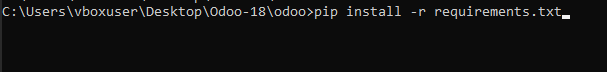 Install all libraries from requirements