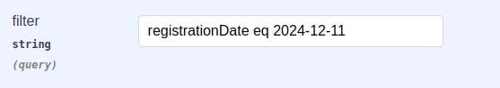 search with date field input