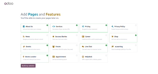 Select Pages to Auto-Add