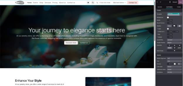 Customize Your Header and Footer